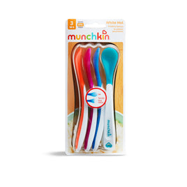 Munchkin White Hot Infant Spoons 4 Pack