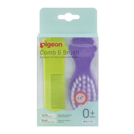 Pigeon Comb & Hairbrush Set