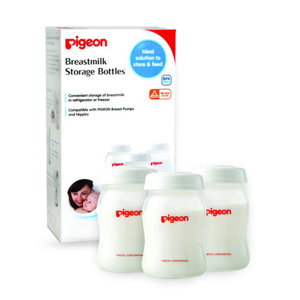 Pigeon Breastmilk Storage Bottles 160ml - Wide Neck