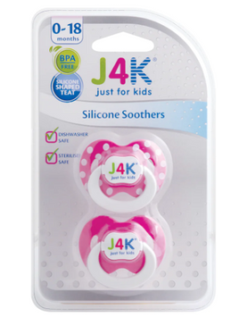 J4K Silicone Soothers (2pcs)