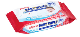 Pigeon Baby Wipes 100% Pure Water 80's