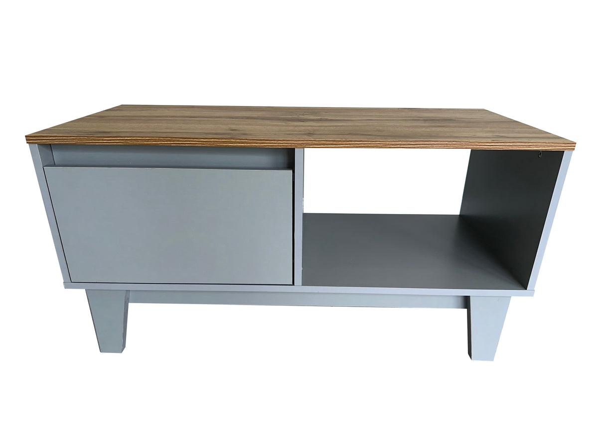 Buy Elegancy Moda TV Stand & Coffee Table - Grey Online | Exclusive