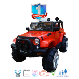 kids electric ride on car jeep sit in driving or remote controlled 12v batter operated jeep for children 4x4 blue exclusive brands online.co.za
