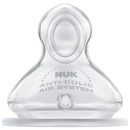 NUK First Choice Silicone Medium Hole Vented Teat