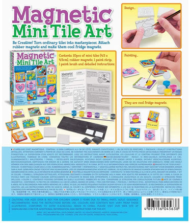  Kids Educational 4M - Magnetic Tile Art Play Set 