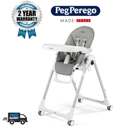Peg Perego Prima Pappa follow me adjustable movable high chair with wheels
