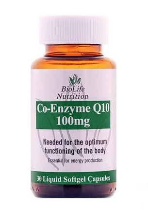 Biolife Co-Enzyme Q10 100mg 30Caps HM