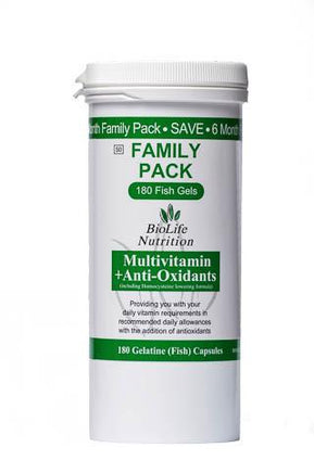 Biolife Multivitamin & Anti-Oxidants 180 Caps HM