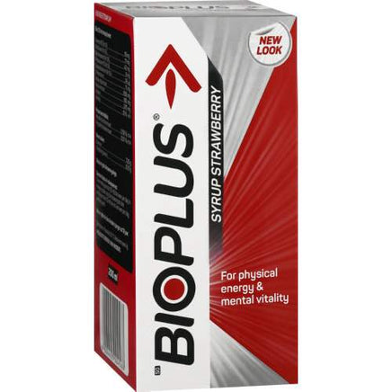 Bioplus Syrup Strawberry 200ml Helderberg Medical