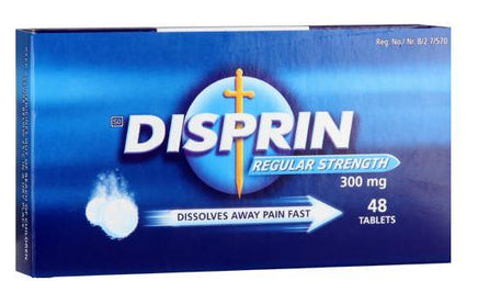 Disprin Regular 300mg 48 Tabs HM