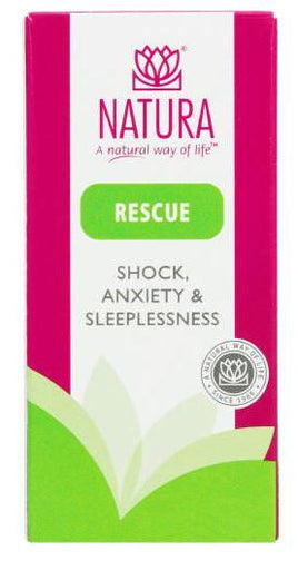 Natura Rescue Shock, Anxiety & Sleeplessness 150 Tablets Helderberg Medical