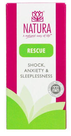 Natura Rescue Shock, Anxiety & Sleeplessness 150 Tablets Helderberg Medical