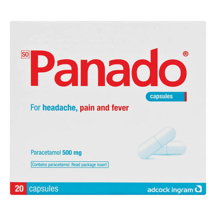 Panado 500mg Capsules 20 Helderberg Medical