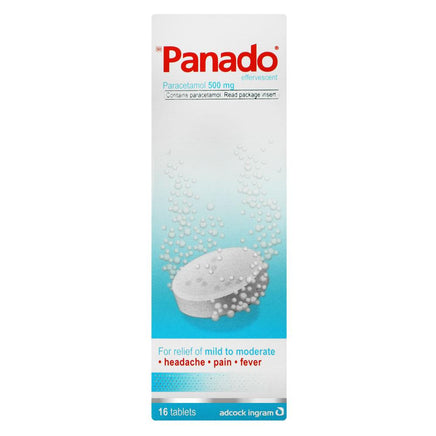 Panado 500mg Effervescent Tablets 16 Helderberg Medical