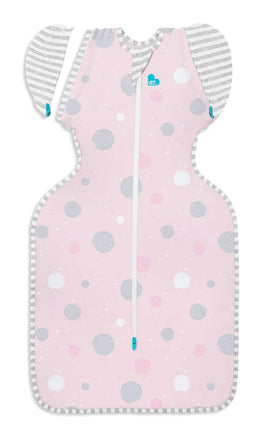  Love to Dream Swaddle Up Transition Bag Lite Pink Circles - Stage 2 0.2TOG 3-6M 