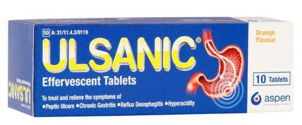 Ulsanic Effervescent 10 Tablets Helderberg Medical