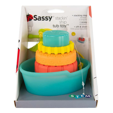  Sassy Stackin’ Ship Tub Toy 