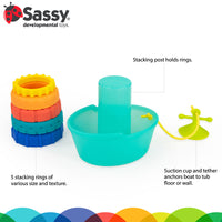 Sassy Stackin’ Ship Tub Toy