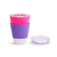 Munchkin Splash Cups 237ml 2 PACK - Pink/Purple