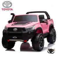 Kids Electric Ride On Car Legend Edition Toyota Hilux Pink