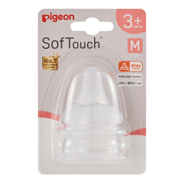 Pigeon Softouch™ Peristaltic Plus™ Teat M 2PK