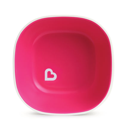  Munchkin Splash™ Bowls 2 Pack Pink & Purple 