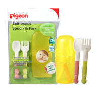 Pigeon Self-Wean Spoon & Fork