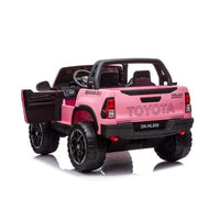 Kids Electric Ride On Car Legend Edition Toyota Hilux Pink