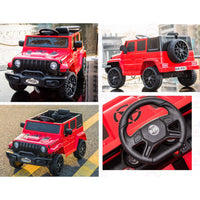 Kids Electric Ride On Car i-Glide™ Jeep Rubi M White