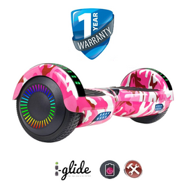 Hoverboard™ i-Glide 6.5" Bluetooth Pink Camouflage