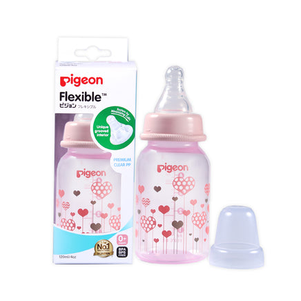  Pigeon Flexible Bottle Standard Neck Hearts Design 