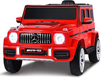 iGlide®  Kids Electric Ride On Car AMG Mercedes G63 Red