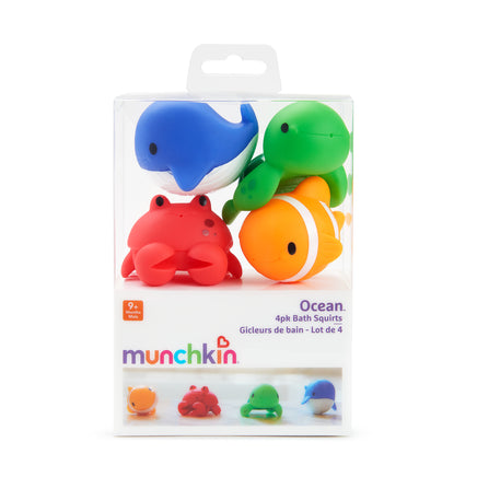  Munchkin Ocean Bath Squirts - 4 Pack 