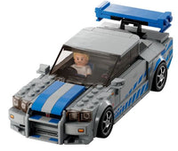 LEGO® Speed Champions 2Fast 2 Furious Nissan Skyline GT-R (R34) 76917