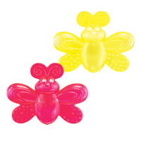 Sassy Water-Filled Butterflies Teethers 2pk