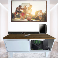 Elegancy Moda TV Stand & Coffee Table - White