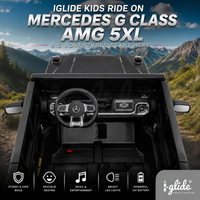 iGlide® Kids Electric Ride On Car Mercedes G Class AMG 5XL