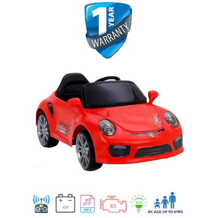  Kids Electric Ride On Car Porsche Style Carrera 