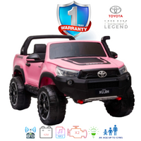 Kids Electric Ride On Car Legend Edition Toyota Hilux White