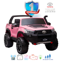 Kids Electric Ride On Car Legend Edition Toyota Hilux Pink