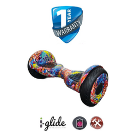 Hoverboard iGlide™ V3 10" Bluetooth Off-Road APP Enabled Cartoon Graffiti