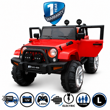  iGlide® Kids Electric Ride On Car Jeep Large 4X4 