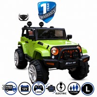 iGlide® Kids Electric Ride On Car Jeep Large 4X4