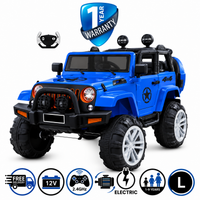 iGlide® Kids Electric Ride On Car Jeep Large 4X4