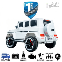 iGlide® Kids Electric Ride On Car Mercedes G Class AMG 5XL