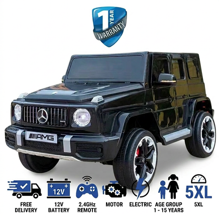  iGlide® Kids Electric Ride On Car Mercedes G Class AMG 5XL 