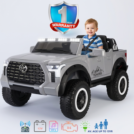  iGlide® Kids Electric Ride On Car Toyota Tundra Pick Up 3XL Grey 