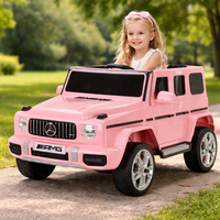 iGlide® Kids Electric Ride On Car Mercedes G Class AMG 5XL Limited Edition Pink