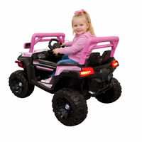 iGlide® Kids Electric Ride On Car UTV Spider L Pink