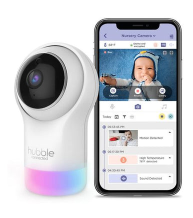  Hubble Connected Nursery Pal Glow - Smart WiFi Video Camera 